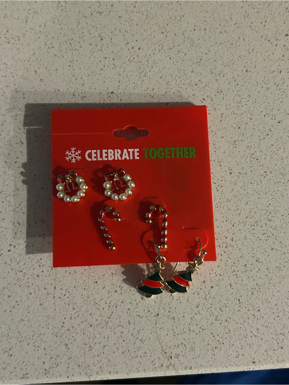 Kohl's Gold Tone Tree Charm Earring Set